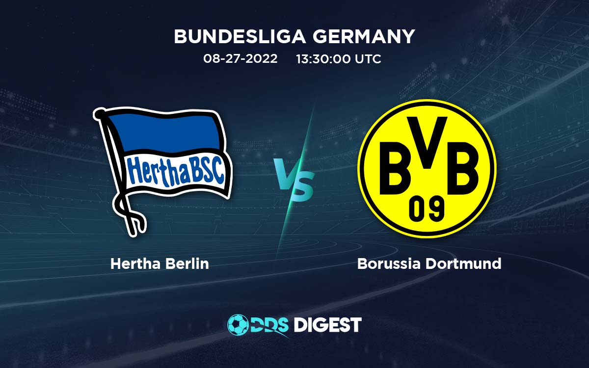 Hertha Berlin vs Borussia Dortmund Betting Odds