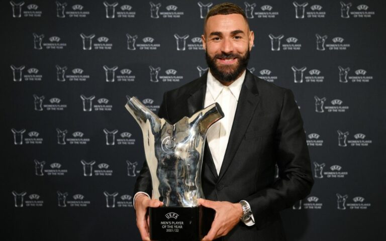 Karim Benzema Named UEFA Men’s Player Of The Year For The 2021/22 Season