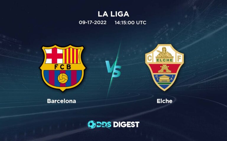 Barcelona Vs Elche Betting Odds, Predictions, And Betting Tips- La Liga