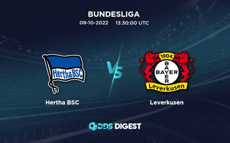 Hertha Vs Leverkusen Betting Odds, Predictions, And Betting Tips- Bundesliga Germany