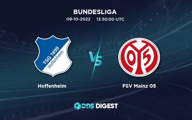 Hoffenheim Vs Mainz Betting Odds, Predictions, And Betting Tips- Bundesliga