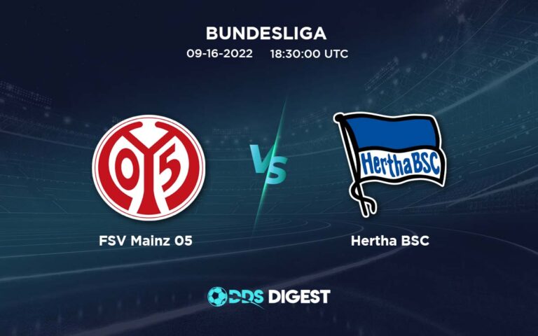 FSV Mainz Vs Hertha BSC Betting Odds, Predictions, And Betting Tips- Bundesliga
