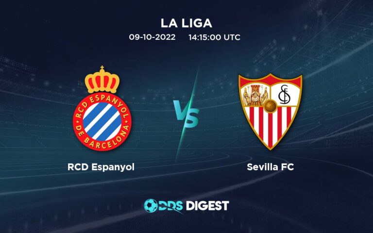 RCD Espanyol Vs Sevilla FC Betting Odds, Predictions, And Betting Tips- La Liga