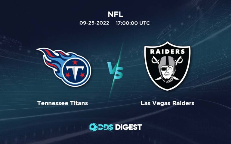 Tennessee Titans Vs Las Vegas Raiders Betting Odds: Opening Odds, Point Spread, Total, Predictions, And Betting Tips For Week 3 Matchup – NFL